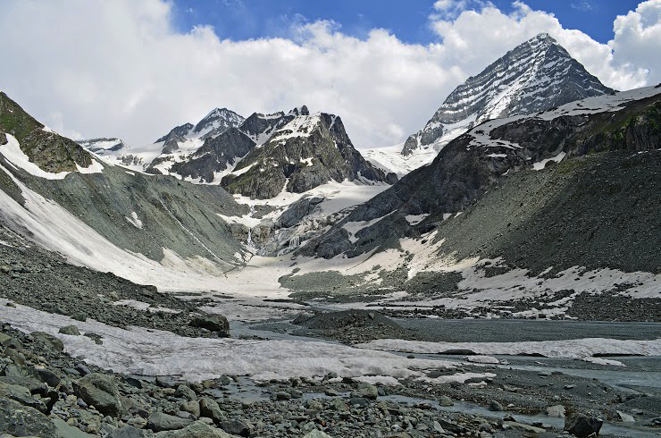 Kolahoi Peak and Glacier