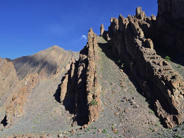 Overturned Indus Formation