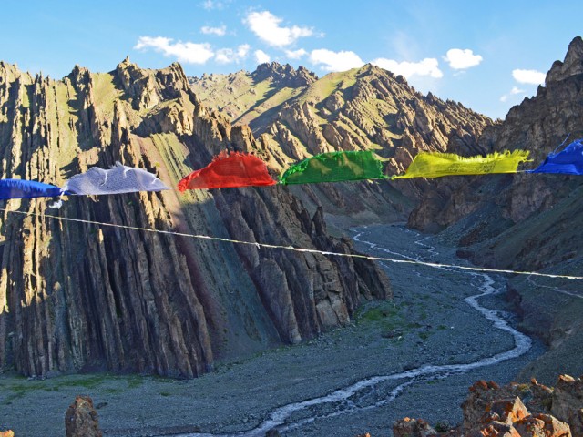 Prayer Flags Near Chang Ma