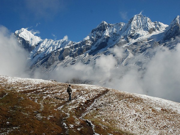 View of Mount Pandim from Dzongri Top