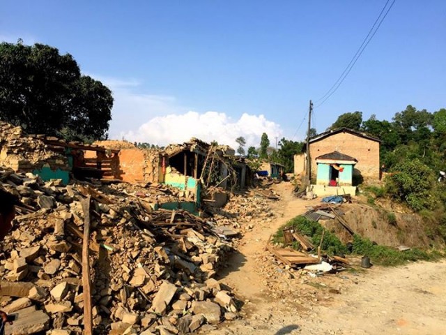 Extensive Destruction in Gorkha (Curtsey of Vlatka)