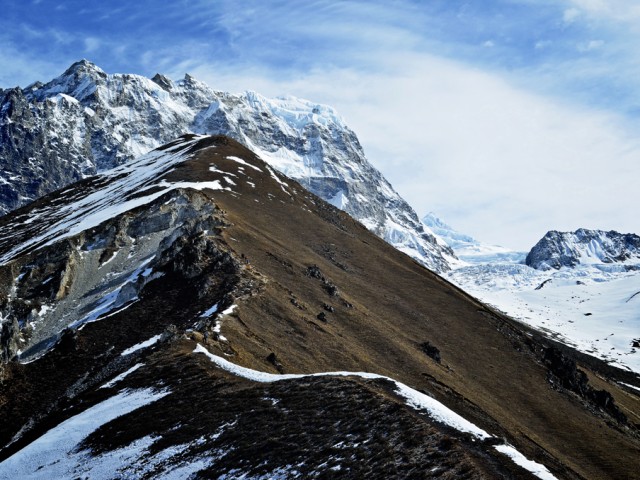 Trail to Kyanjin Ri (4773m)